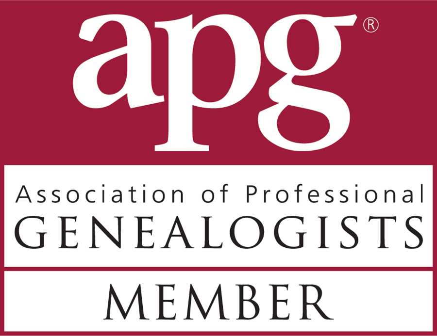 APG member logo – Italian genealogist certified